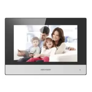 Hikvision 2nd Gen. 2 Wire Intercom, 7" Touch Screen Room Station, WiFi