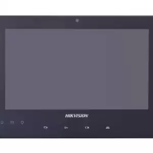 Hikvision 2 Wire 7 Inch Room Station, Touchscreen, 1024 x 600, Black