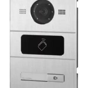 Hikvision Villa Door Station, 1 Button, Aluminium, PON, HD720P, IP65