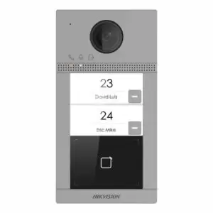 Hikvision 2nd Gen IP 2MP Villa Door Station, 2 Button, Wi-Fi, Mifare, Aluminium, Surface