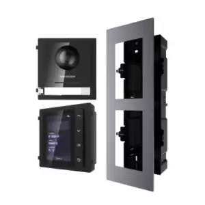 Hikvision 2nd Gen IP Intercom Kit, Door Station, Keypad Module & Flush Gang Box