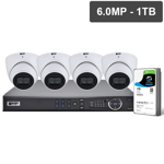 VIP 4 Channel CCTV Security Package Fully Installed